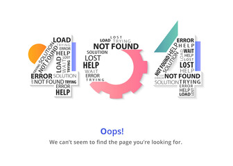 Page Not Found Error 404 Landing Page