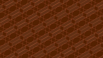 line pattern design in a geomatric style with a blend of colors