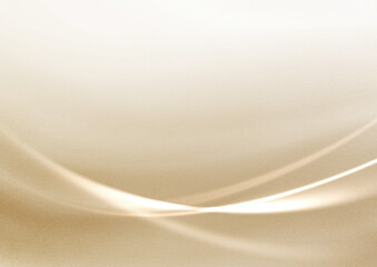 Fototapeta 質感のある背景と輝く曲線の交差　背景素材（ベージュ） obraz