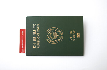 background, business, card, citizen, close up, closeup, document, emigration, id, identification, identity, immigration, international, isolated, korea, legal, national, official, pass, passport, repu