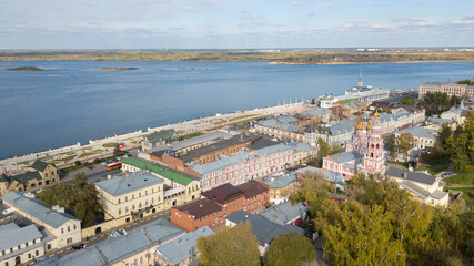 The most beautiful Church in Nizhny Novgorod is the Nativity Church