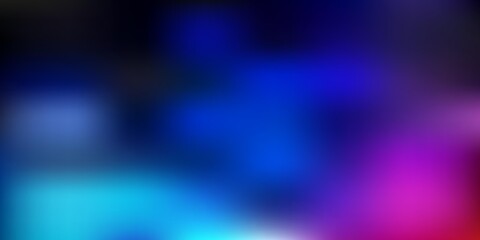 Light blue, red vector blur template.
