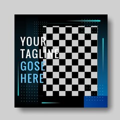 Fashion Social media post template, Colorful social media banner or social media post,