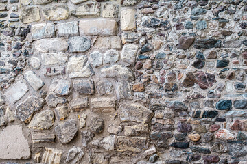Background with old brick wall texture of ancient church