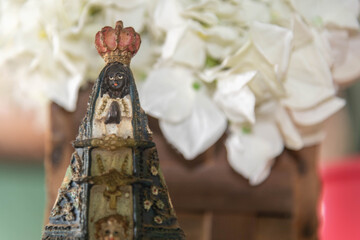 Religious image of Our Lady Aparecida, patron saint of Brazil