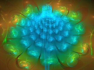 Imaginatory fractal background Image