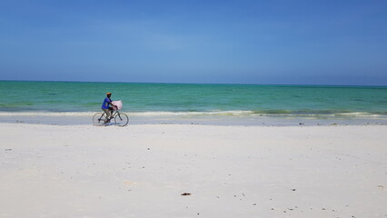 Sunny day on Paje beach, Zanzibar
