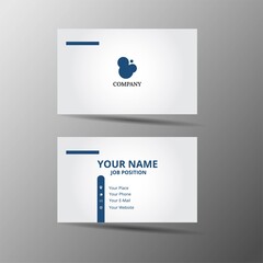 Naklejka premium Modern business card design template.