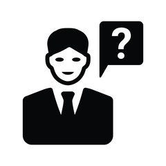 Business, consulting icon. Vector graphics