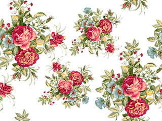 beautiful flower pattern,linens, seamless floral print, fashion fabric, design textile