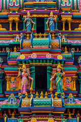 Naklejka premium Mariamman Hindu temple or 