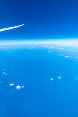 Fototapeta na wymiar 空から見た地球
