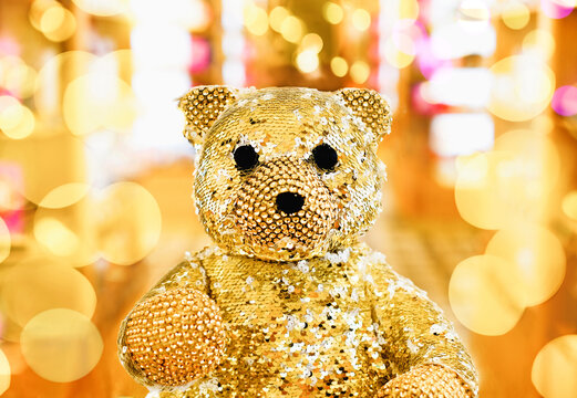 Golden teddy bear deals