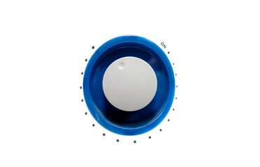 electronic switch on white background isolated close up