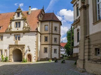 Fototapeta na wymiar Schoental Abbey in Hohenlohe