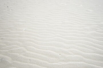 White Sand dunes at Hamada Beach in Tanegashima island, Kagoshima, Japan - 波打った白い砂 種子島 ビーチ