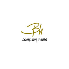 BH Handwritten Logo for Identity