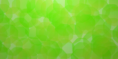 Light Green vector low poly layout. Elegant bright polygonal illustration with gradient. Completely new template for your banner.