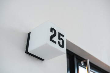 house number wall light 25