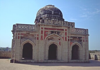 Fototapeta na wymiar Lovers' memorial Bua Hasan monument, Jhajjar, Haryana,India