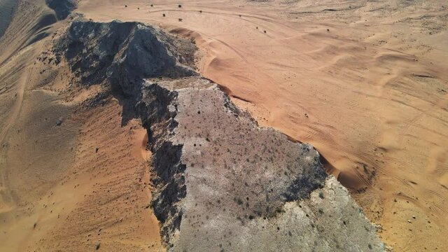 Fossil Rock in the Sharjah desert of the United Arab Emirates
