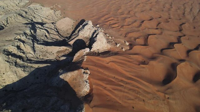 Fossil Rock in the Sharjah desert of the United Arab Emirates