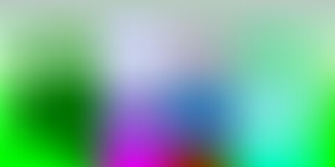 Light Multicolor vector blurred layout.