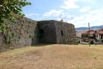 old medieval castle ruins in the small greek town Ioannina