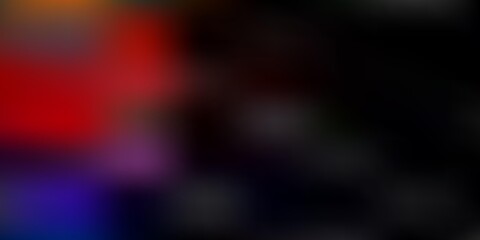 Obraz premium Dark multicolor vector blurred backdrop.