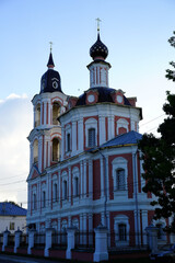 Obraz premium Architecture of the city of Nerekhta in Russia.