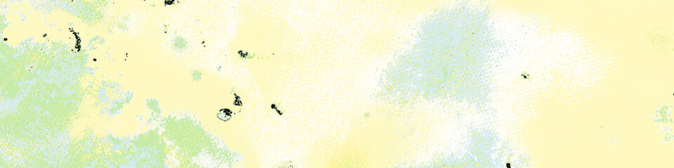 Black Ink Dirty Template. Yellow Wet Drawing.