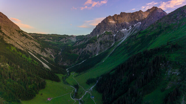 Ausblick Kleinwalsertal Gemsteltal &Ouml;sterreich