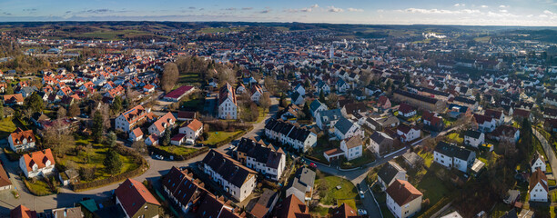 Pfaffenhofen Ilm Bavarian City view from Top