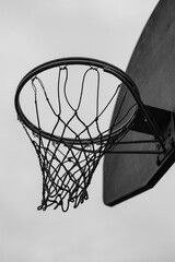 Black and white hoop