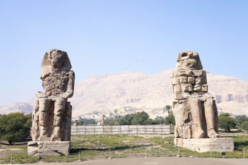 Colossi of Memnon, Temples of Ancient Egypt, Art of Ancient Egypt, Ancient Egypt, Ancient Civilizations