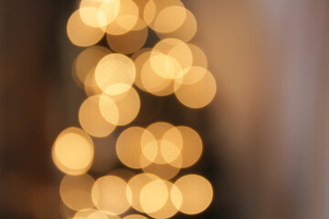 christmas lights, bokeh