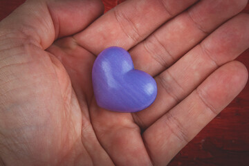 Fototapeta premium Valentine's day concept with copy space