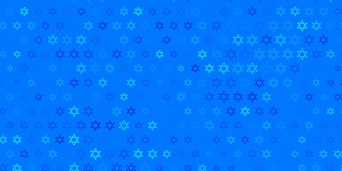 Dark blue, green vector texture with disease symbols.