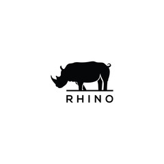 Rhino Logo Design vector Template