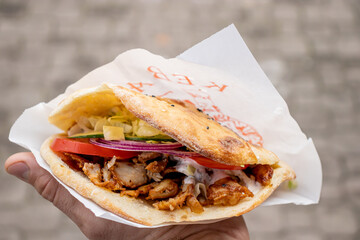 Doner Kebab at a local pizza and gyros restaurant