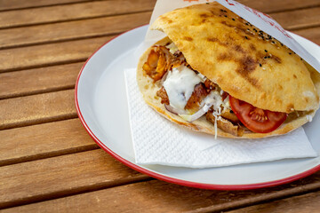 Doner Kebab at a local pizza and gyros restaurant