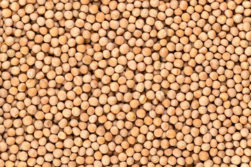 Whole yellow peas background and texture. Top view.