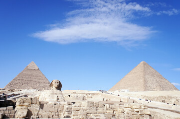 Giza plateau, Great pyramid, Sphinx, Temples of ancient Egypt, ancient Egyptian art, Ancient Egypt, ancient civilizations