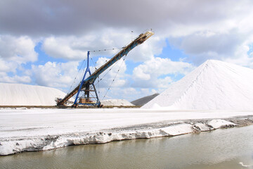 Aigues Mortes Salt Marsh in the Camargue region, France
