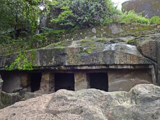 The Mandapeshwar Buddhist Caves,mumbai,maharashtra,india