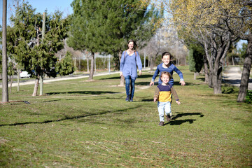 Playing Outside on Mother's Day