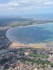 aerial view of beach