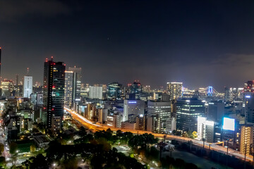 Obraz na płótnie Canvas 東京都の夜景