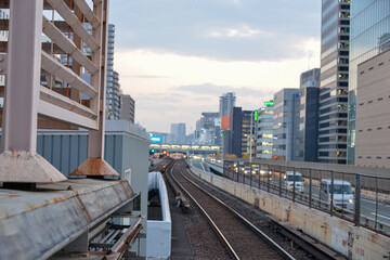 Fototapeta na wymiar 大阪メトロ東三国駅からの風景