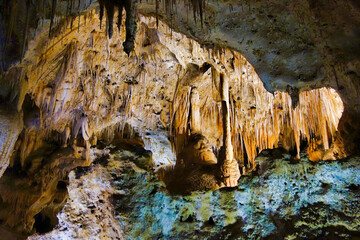 A beautiful shot of Carlsbad Caverns in New Mexico, USA